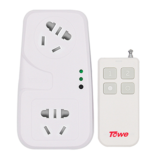 一轉二電源無線遙控轉換器插座10A