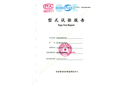 TPS B80（380/80/1P)型式試驗(yàn)報(bào)告