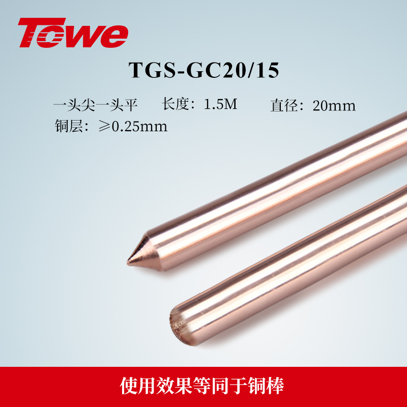 銅包鋼接地棒 TGS-GC20/15