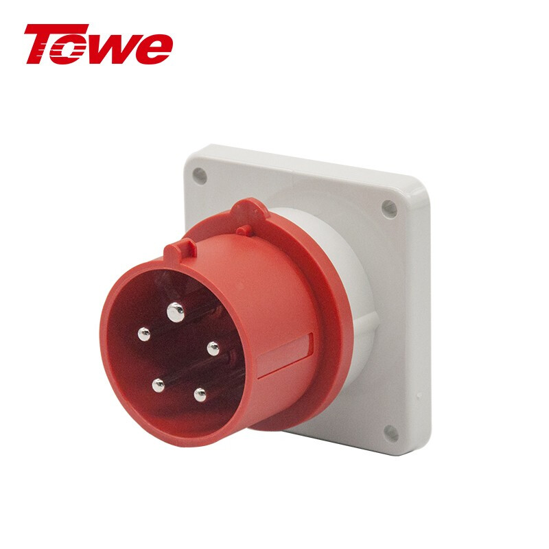 IP44防濺防潑16A工業插頭插座IPS-MS516/IPS-MP516
