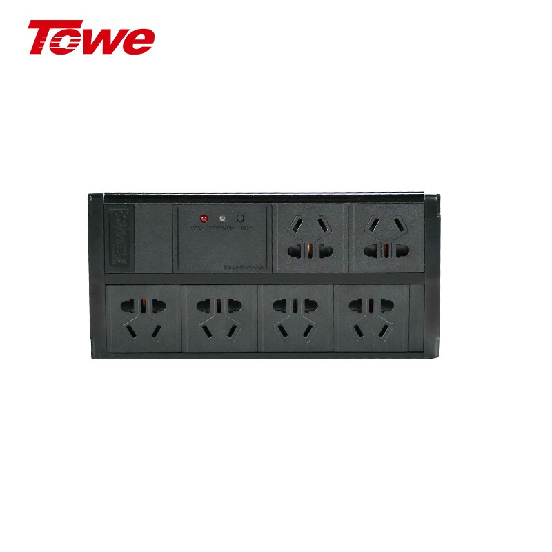 TOWE同為電源濾波器插排插座 220v抗干擾防雷濾波轉(zhuǎn)換器插座 輸出純凈電源 3x1.5平方加粗線纜 工業(yè)級安全插座 高頻濾波防雷插座 APZ-1026SF APZ-1026SFK6