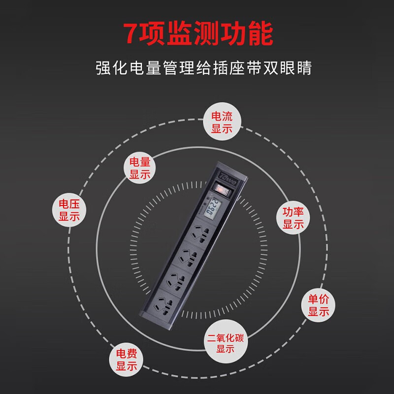 功率計量智能數顯插座 APZ-1014JL APZ-1614JL